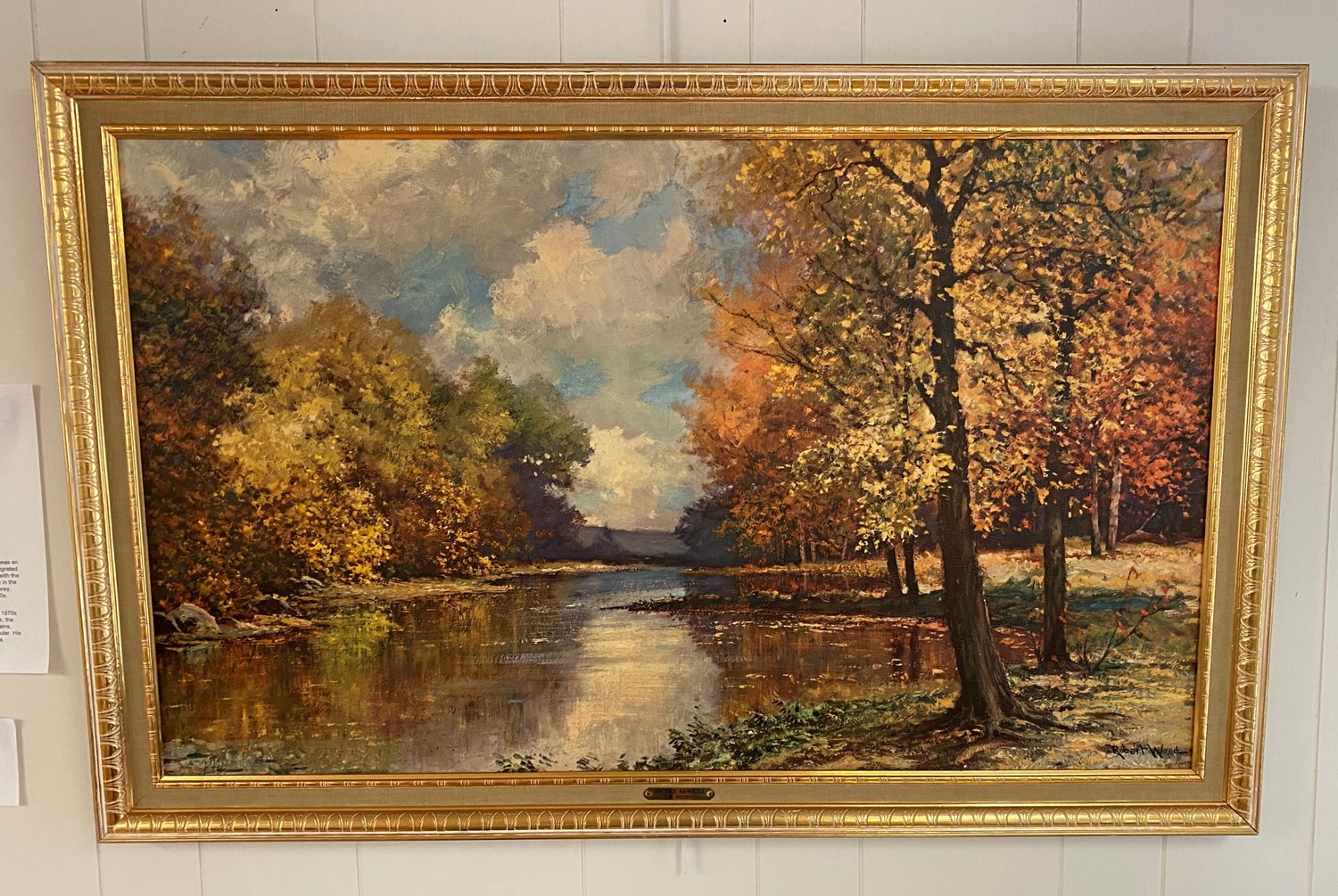 "At the Sawkill" by Robert Wood is one of many artworks available for adoption.